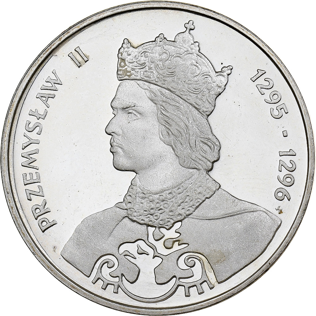 Pologne, 500 Zlotych, Przemyslaw II, 1985, Warsaw, BE, Argent, SPL, KM:156