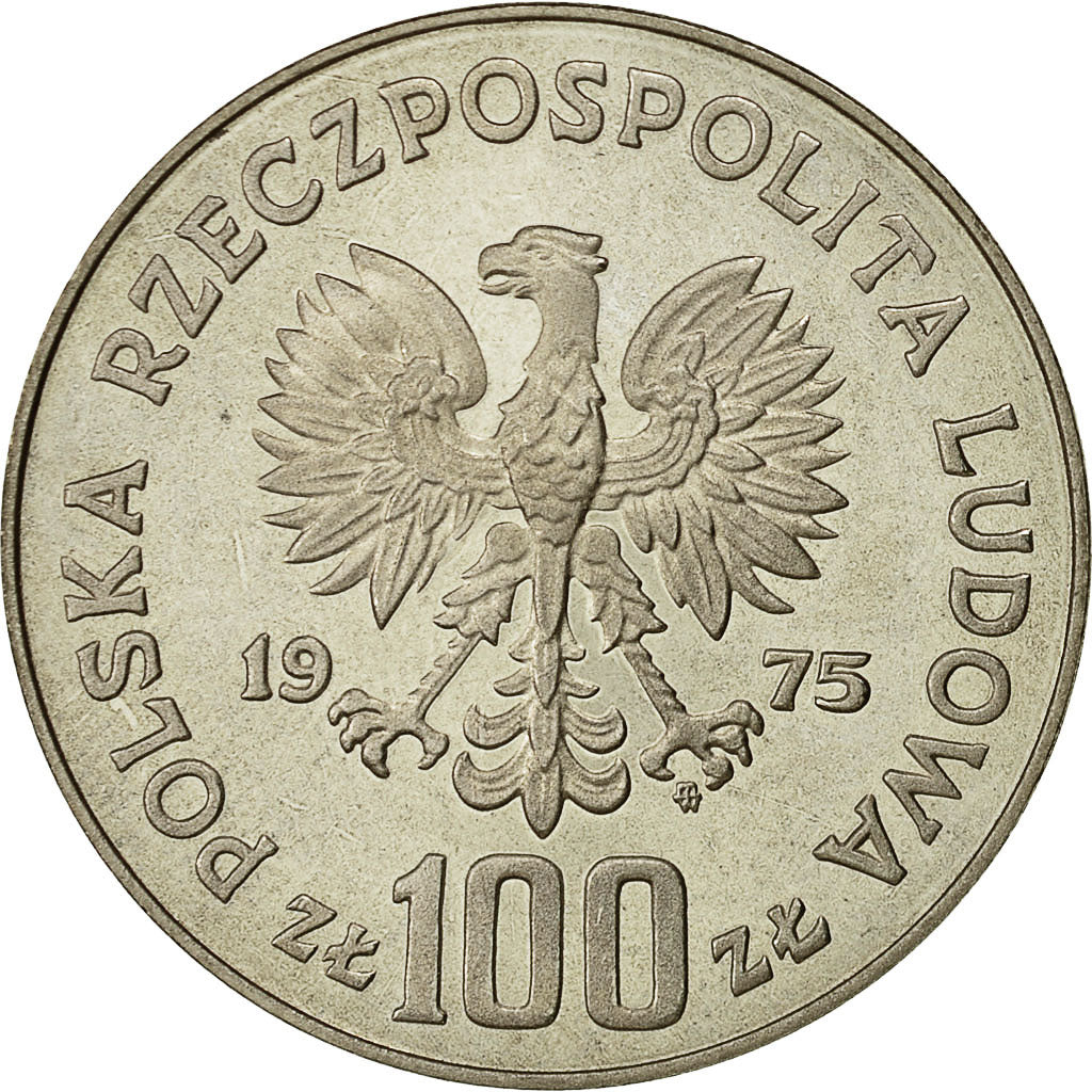 Monnaie, Pologne, 100 Zlotych, 1975, Warsaw, FDC, Argent, KM:76