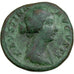 Faustina II, As, 161-176, Rome, Bronze, TB, RIC:1636