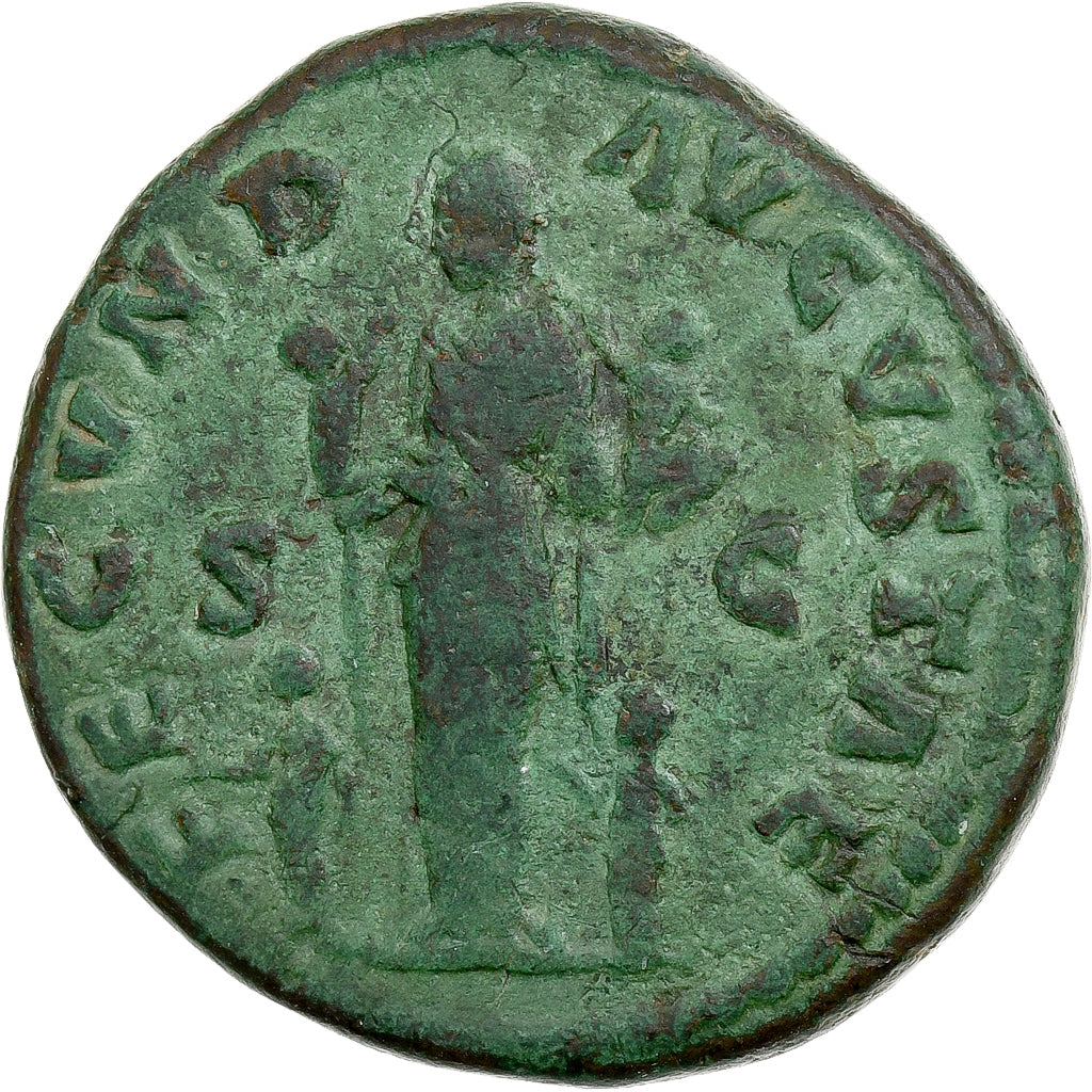 Faustina II, As, 161-176, Rome, Bronze, TB, RIC:1636