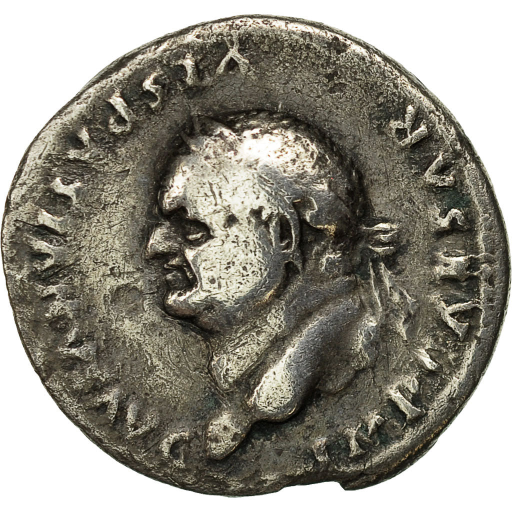 Munten, Vespasius, Denarius, 69-79, Roma, FR+, Zilver, RIC:124 b