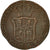 Münze, Spanien, CATALONIA, Isabel II, 6 Quartos, 1843, Barcelone, S+, Kupfer