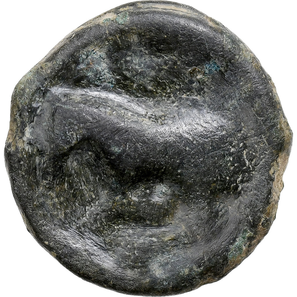 Turones, Potin, 80-50 BC, Potin, VF(20-25), Delestrée:3509var