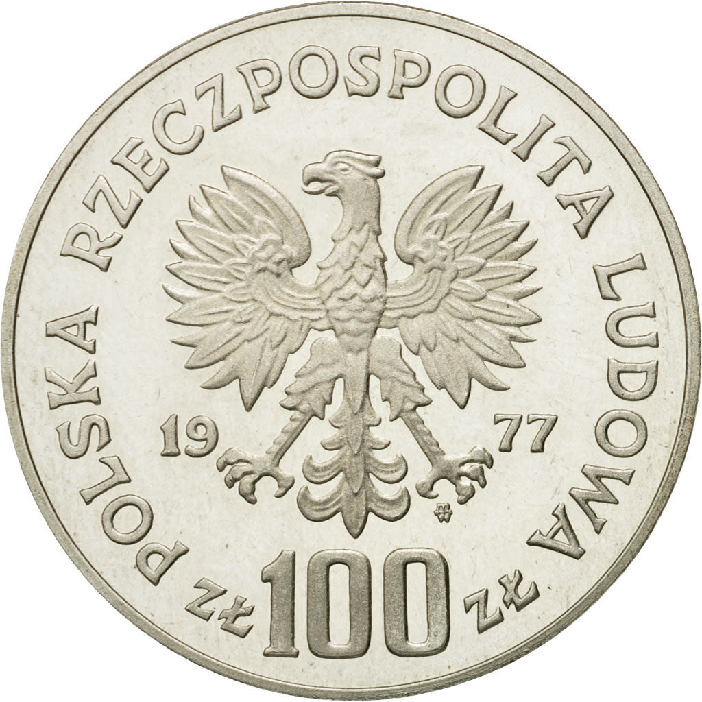 Monnaie, Pologne, 100 Zlotych, 1977, Warsaw, FDC, Argent, KM:89