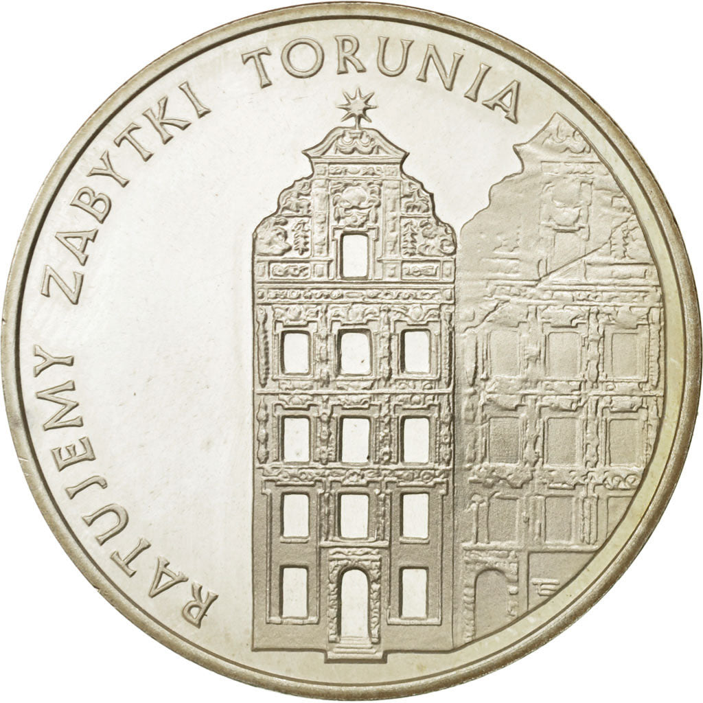 Moneta, Polonia, 5000 Zlotych, 1989, Warsaw, SPL, Argento, KM:192