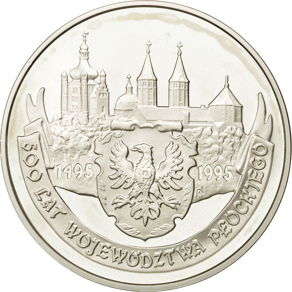Coin, Poland, 20 Zlotych, 1995, Warsaw, MS(63), Silver, KM:288