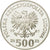 Coin, Poland, 500 Zlotych, 1987, Warsaw, MS(63), Silver, KM:172