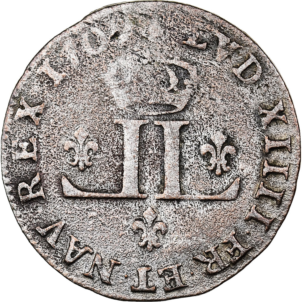 France, Louis XIV, 30 Deniers, 1709, Metz, Billon, TB+, Gadoury:102