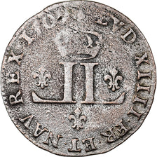 France, Louis XIV, 30 Deniers, 1709, Metz, Billon, TB+, Gadoury:102