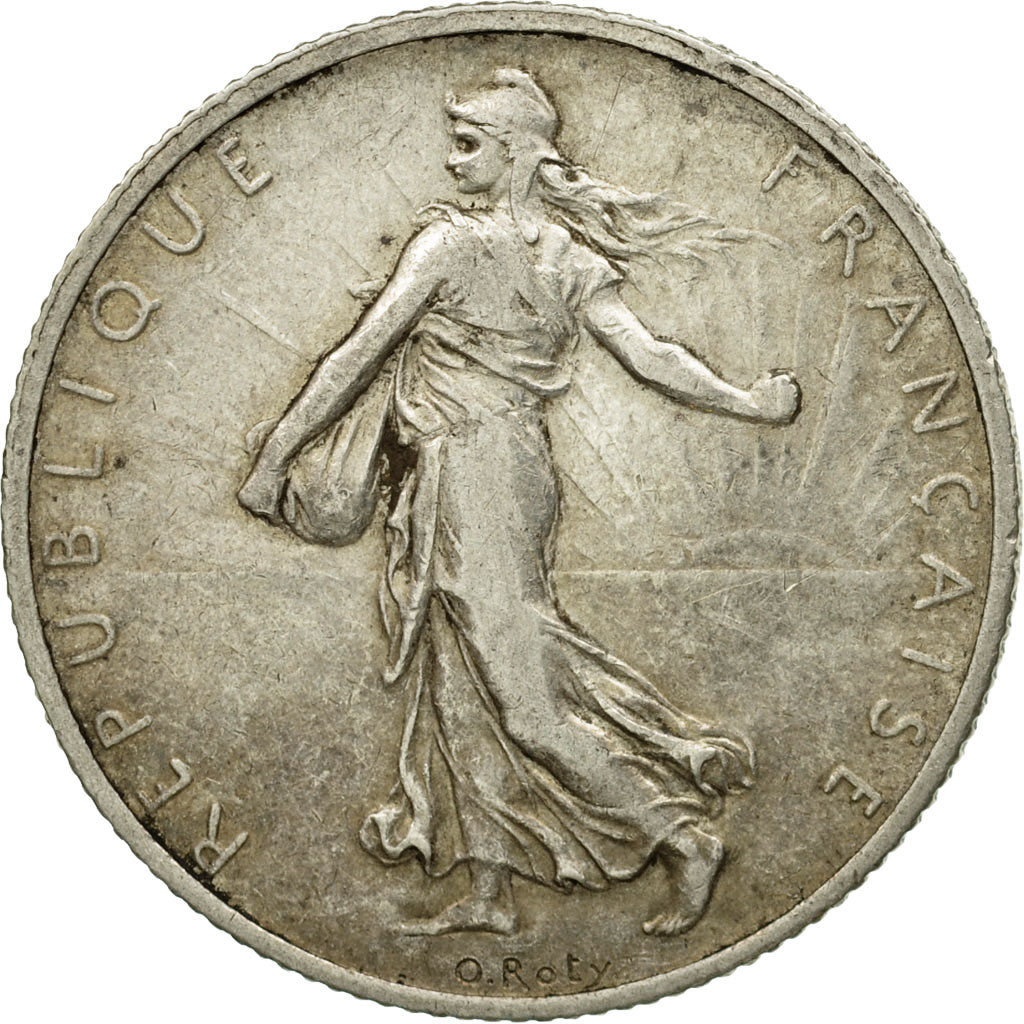 Monnaie, France, Semeuse, 2 Francs, 1912, Paris, TTB, Argent, Gadoury:532