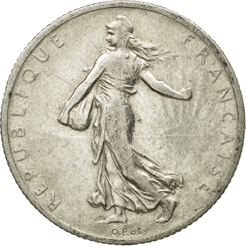 Moneda, Francia, Semeuse, 2 Francs, 1899, Paris, MBC, Plata, KM:845.1