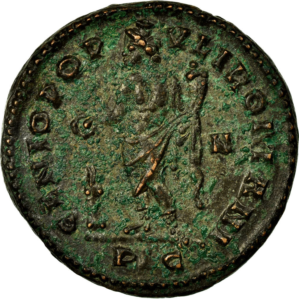 Maximianus, Follis, Lugdunum, Copper, AU(50-53), Cohen:188