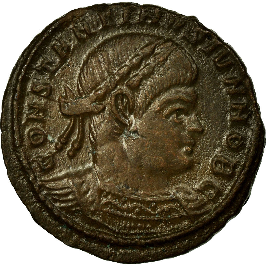 Constantine II, Nummus, Trier, Copper, AU(50-53), Cohen:122