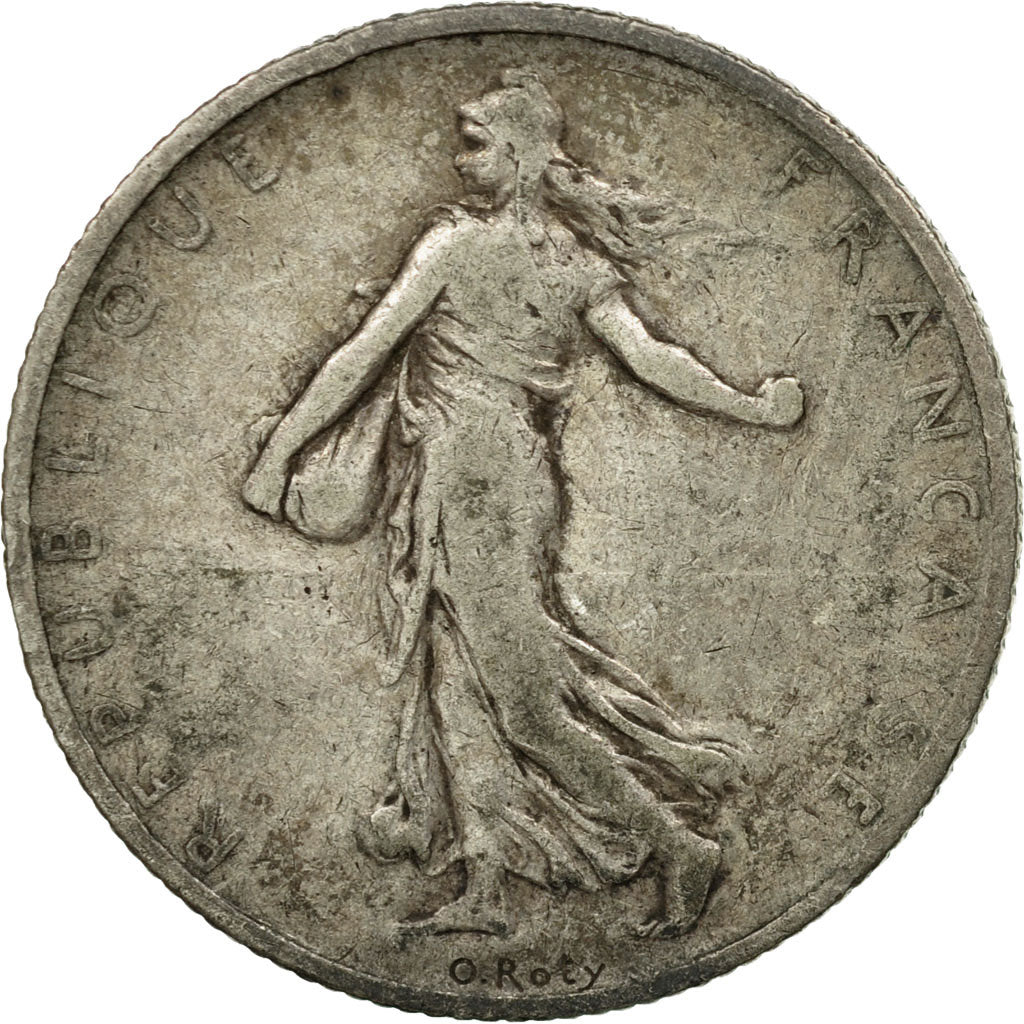 Coin, France, Semeuse, 2 Francs, 1902, Paris, VF(20-25), Silver, KM:845.1