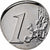 Malta, Euro, Fautée - strike on core, Copper-nickel, MS(60-62), Gadoury:EM
