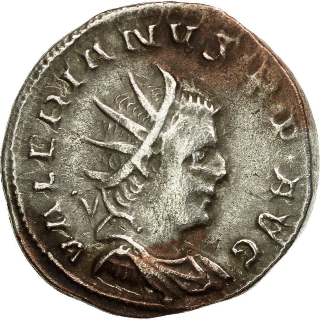 Coin, Valerian I, Antoninianus, 253-254, Trier or Cologne, AU(50-53), Billon