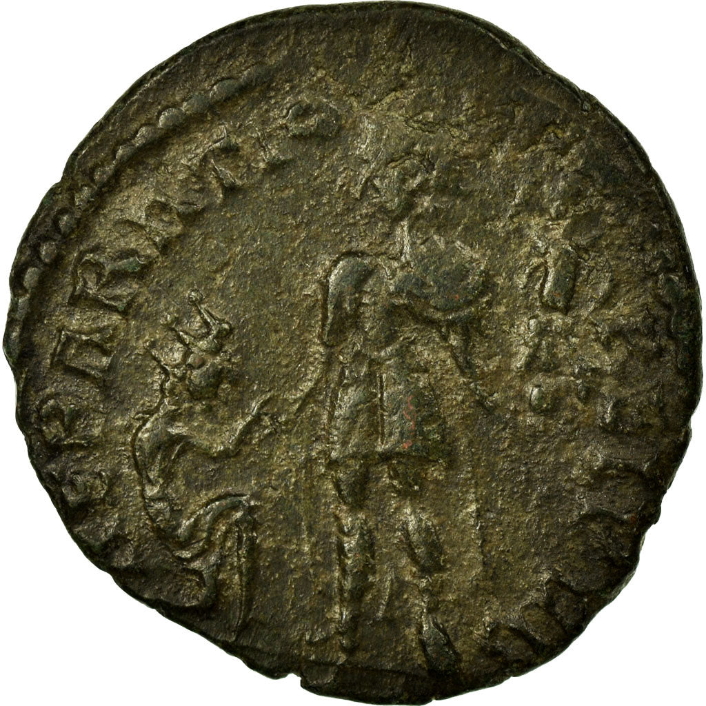 Gratian, Nummus, Copper, EF(40-45), Cohen:30