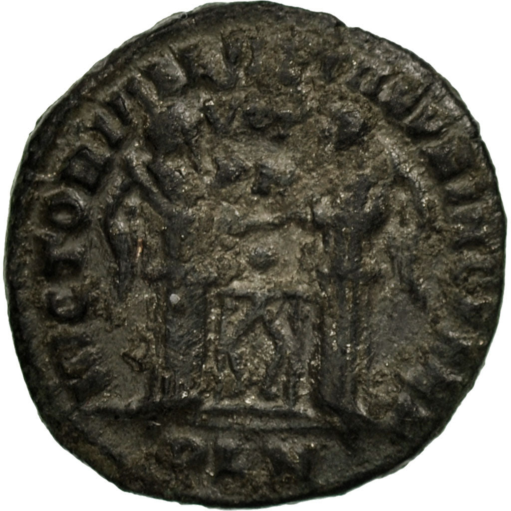 Constantijn I, Nummus, 307-310, London, Koper, ZF, RIC:168