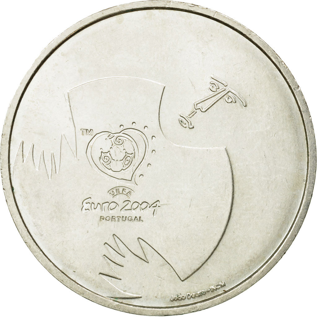Portugal, 8 Euro, 2004, Lisbon, MS(63), Srebro, KM:757