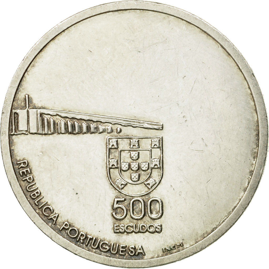Münze, Portugal, 500 Escudos, 1999, Lisbon, VZ, Silber, KM:723
