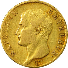 Moneda, Francia, Napoléon I, 20 Francs, 1806, Torino, MBC, Oro, KM:674.5