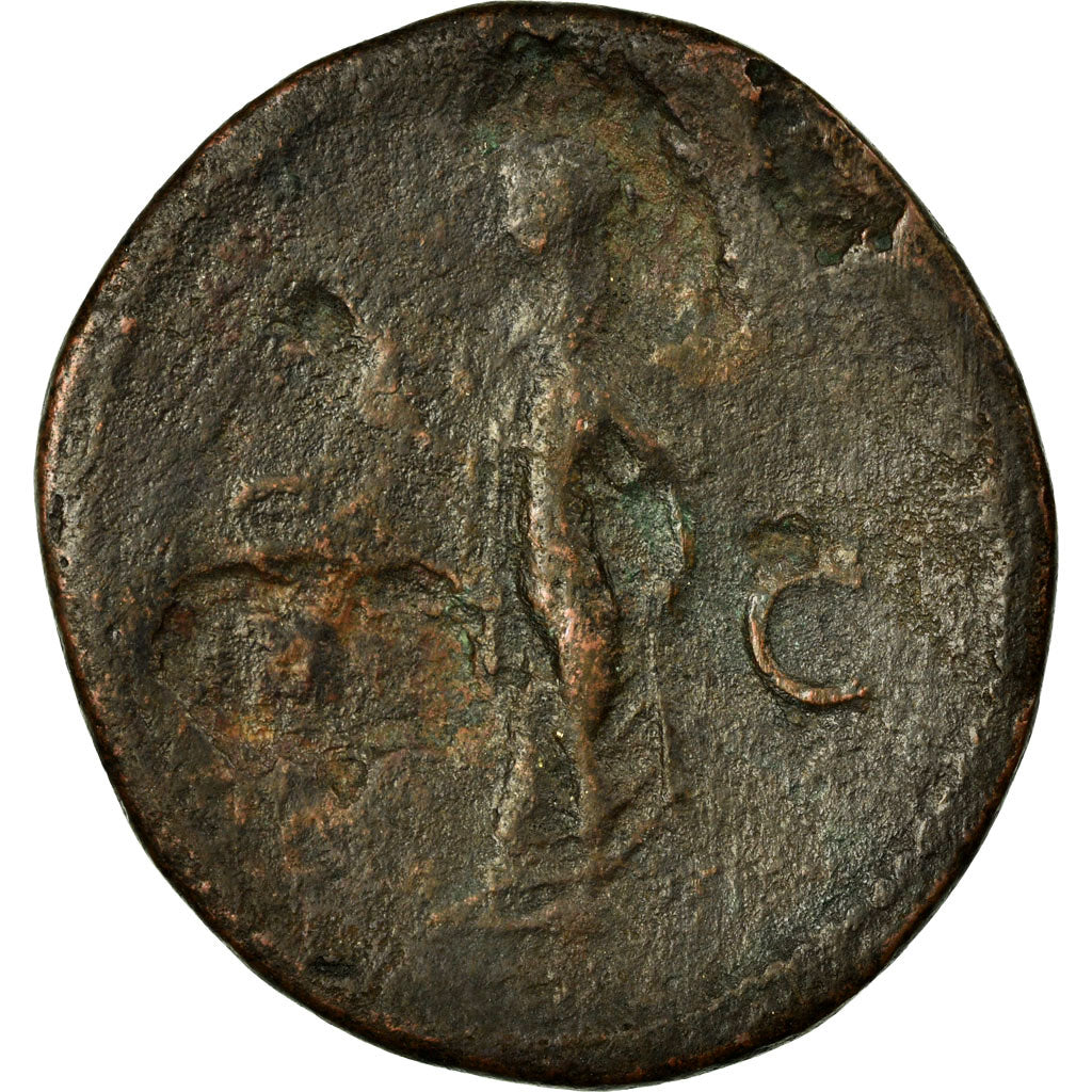Domitia, As, Rome, Copper, VF(30-35), Cohen:454