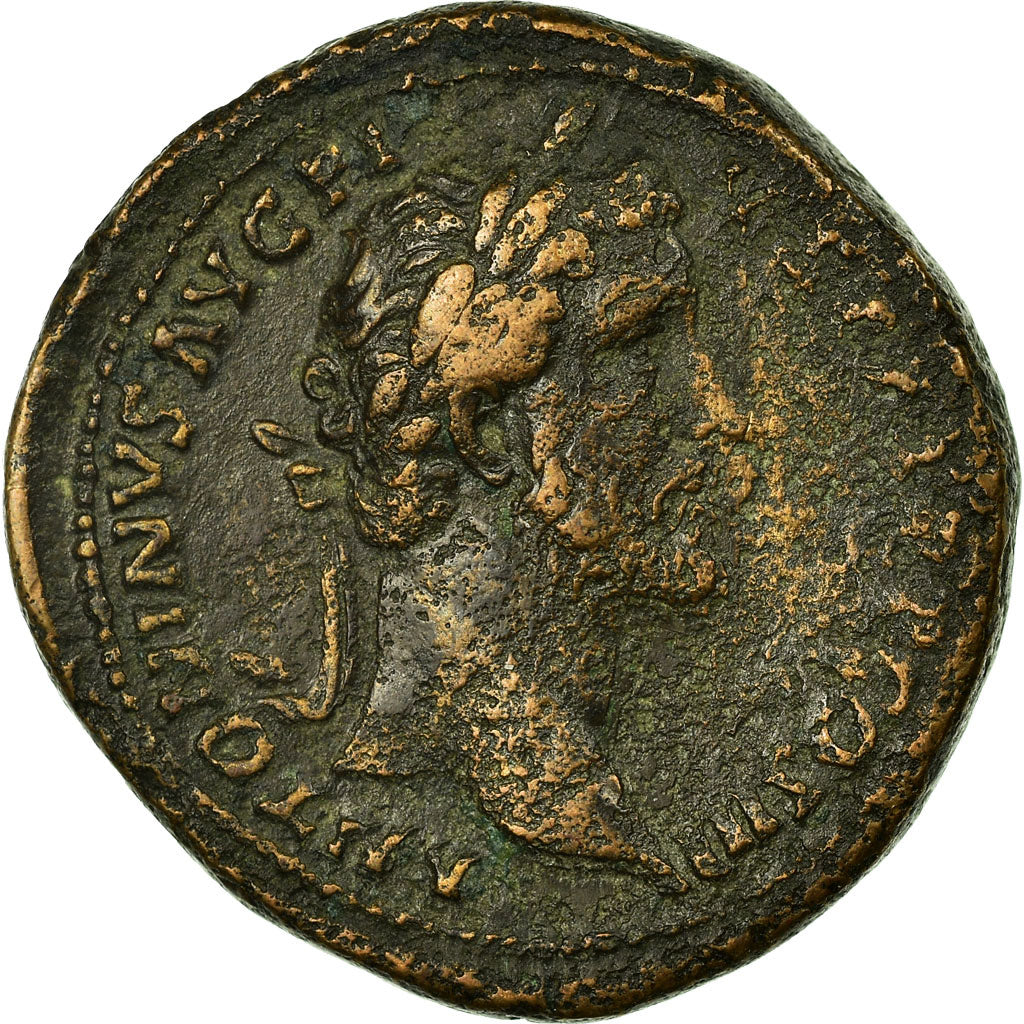 Antoninus Pius, Sestertius, Rome, Copper, EF(40-45), Cohen:660