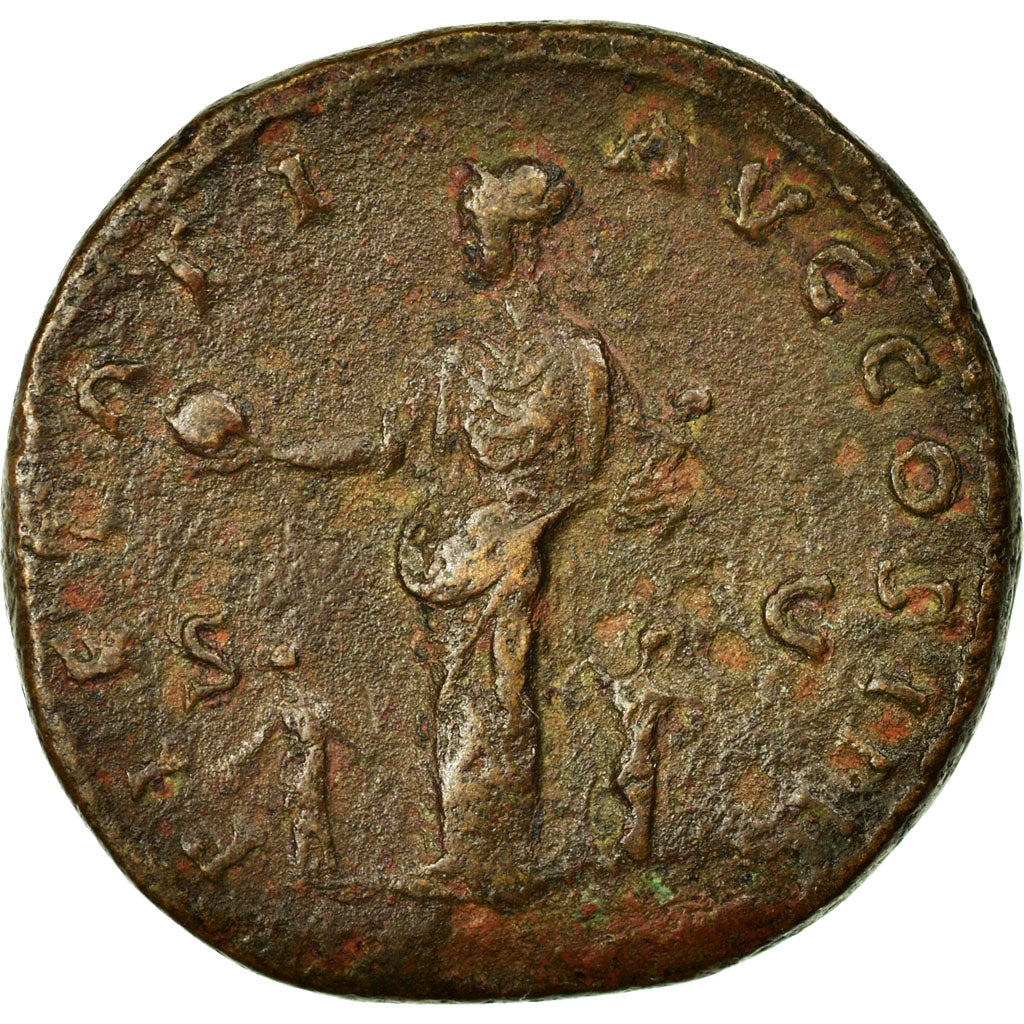 Antoninus Pius, Sestertius, Cobre, EF(40-45), Cohen:621