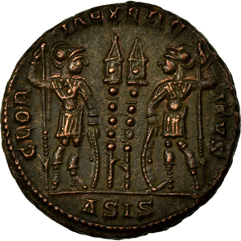 Constantius II, Nummus, 335, Siscia, Cobre, EBC, RIC:221