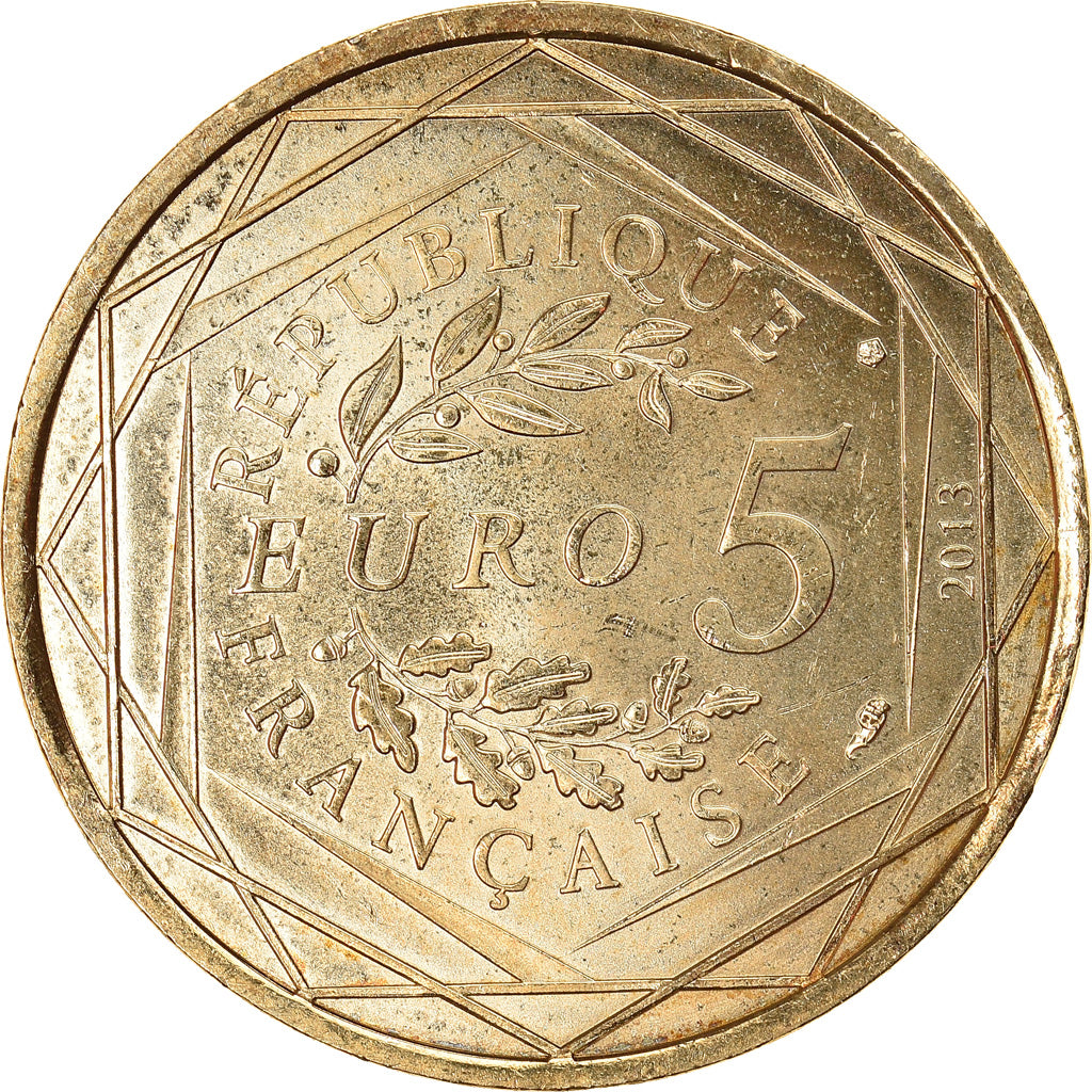France, 5 Euro, Egalité, 2013, Paris, MS(63), Silver