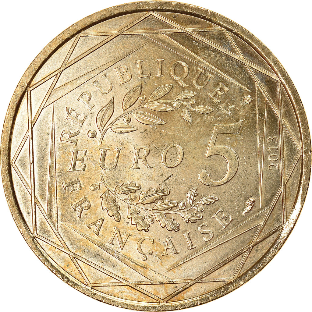 France, 5 Euro, Liberté, 2013, Paris, MS(63), Silver