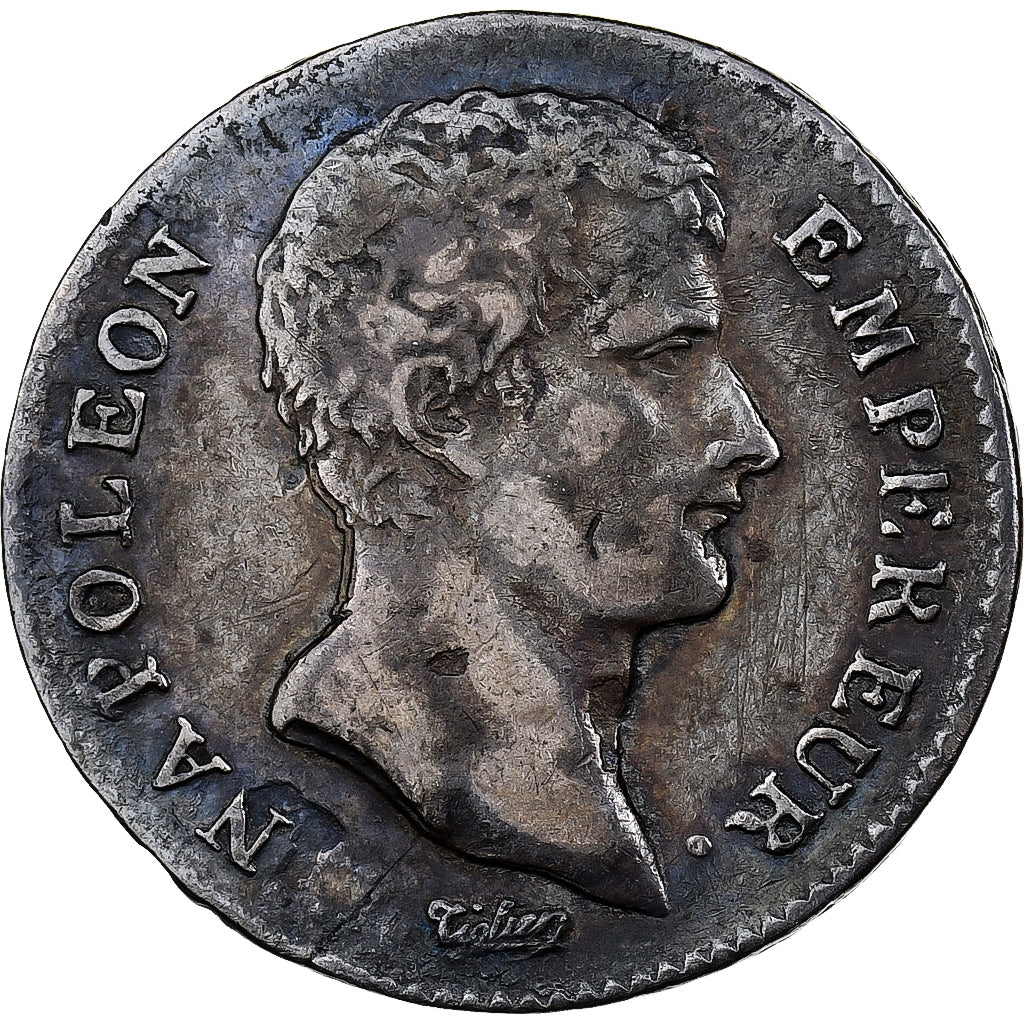 France, Napoléon Ier, 1 Franc, AN 13, Paris, Argent, TB+, Gadoury:443, KM:656.1
