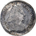 France, Louis XIV, 1/2 Ecu aux palmes, 1697, Rouen, reformed, Silver, VF(30-35)