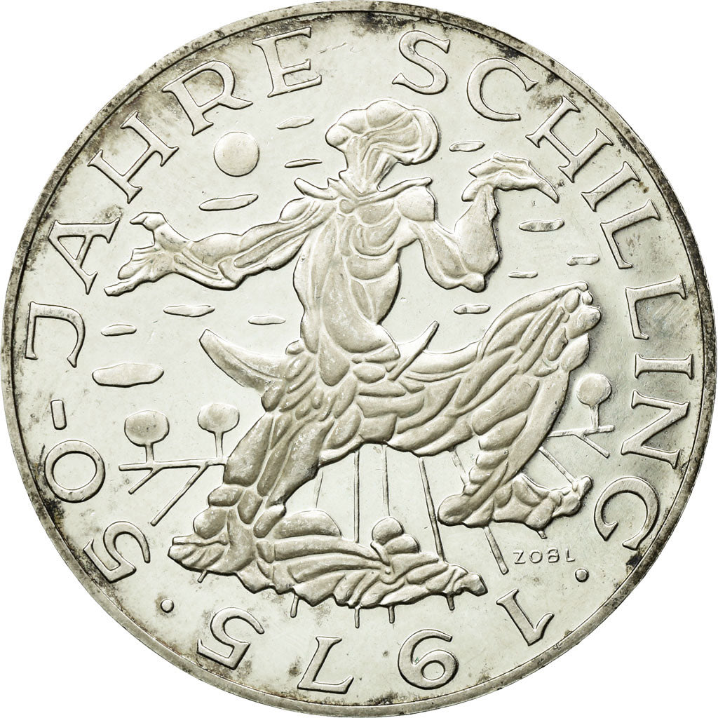 Coin, Austria, 100 Schilling, 1975, Vienna, AU(50-53), Silver, KM:2925