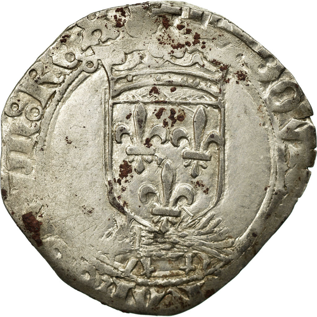 Coin, France, Louis XII, Douzain au porc-épic, Villeneuve-lès-Avignon