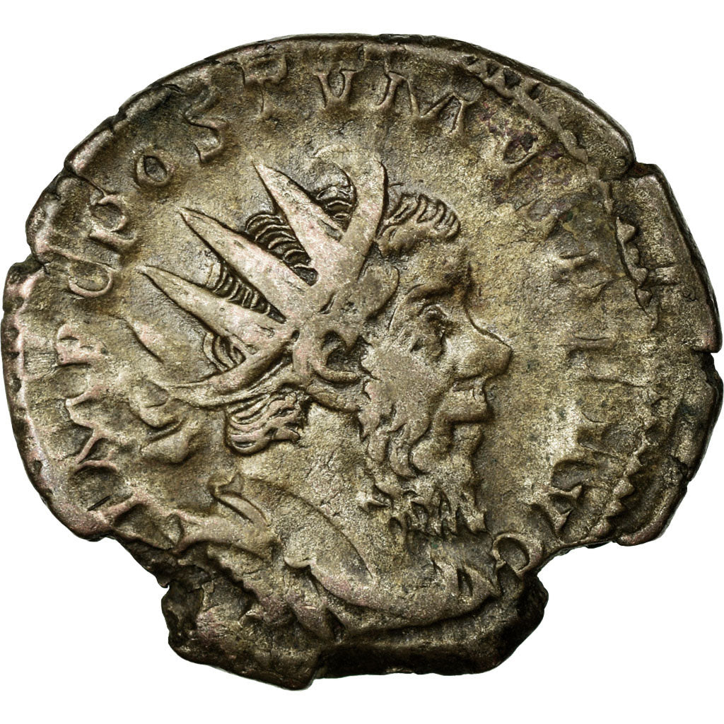 Postumus, Antoninianus, 260-269, Trier or Cologne, Billon, EF(40-45), Cohen:101