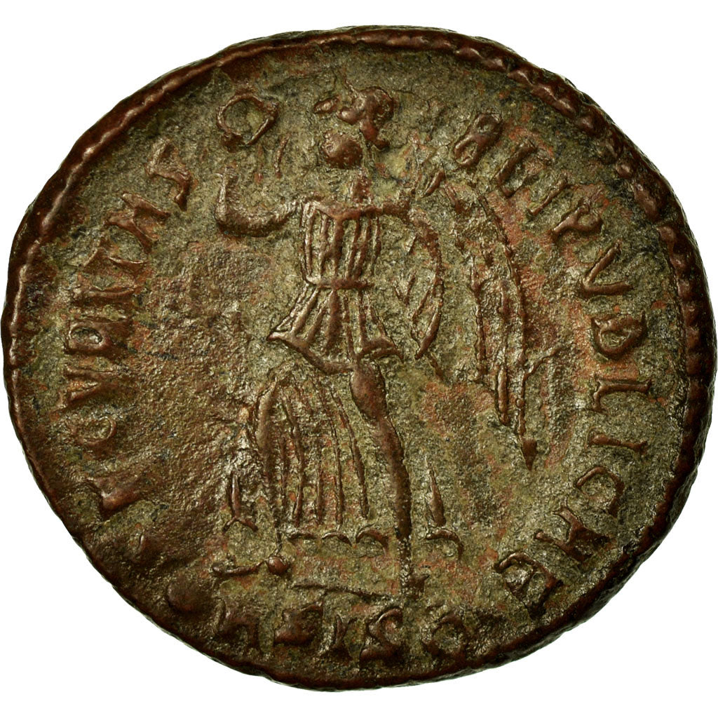 Valentinian I, Nummus, Siscia, Copper, AU(55-58), Cohen:37