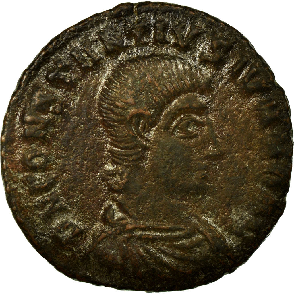 Constantius Gallus, Half Maiorina, Sirmium, Copper, EF(40-45), Cohen:9