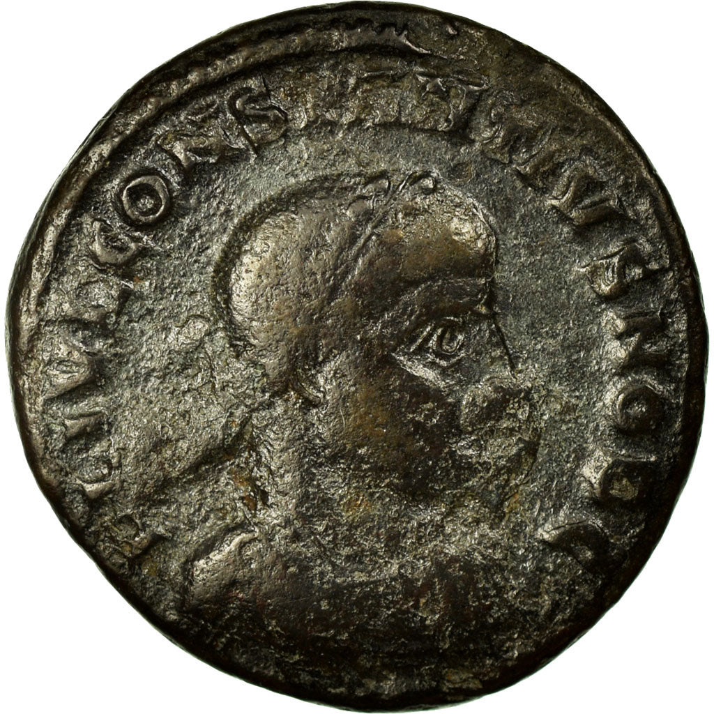 Constantius II, Nummus, Thessalonica, Copper, EF(40-45), Cohen:168