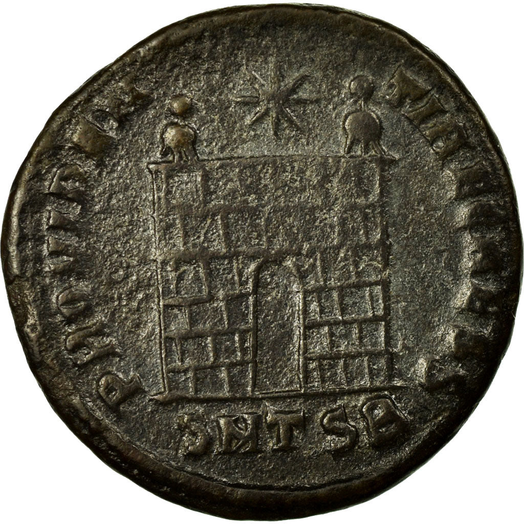 Constantius II, Nummus, Thessalonica, Copper, EF(40-45), Cohen:168