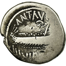 Coin, Marcus Antonius, Denarius, Patras, F(12-15), Silver
