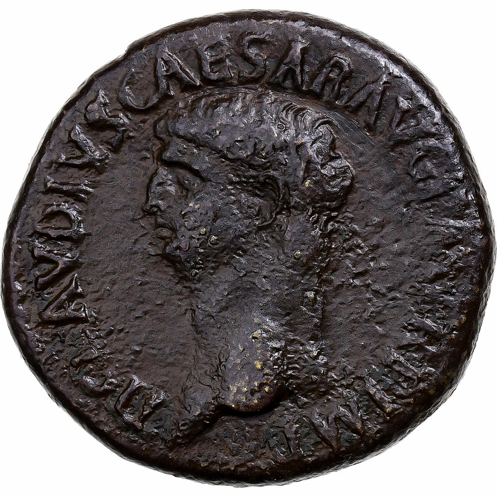 Claudius, As, 41-50, Rome, Bronze, VF(20-25), RIC:94