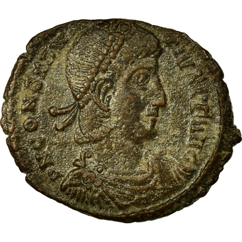 Constantius Gallus, Half Maiorina, Copper, AU(50-53), Cohen:9