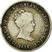 Münze, Spanien, Isabel II, 2 Reales, 1851, Seville, S+, Silber, KM:526.2