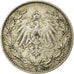 Coin, GERMANY - EMPIRE, 1/2 Mark, 1909, Hambourg, EF(40-45), Silver, KM:17