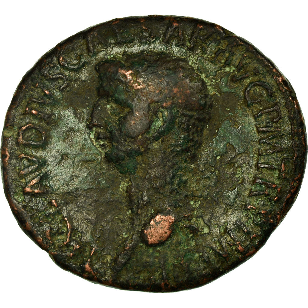 Claudius, As, 50-54, Rome, Bronze, VF(20-25), RIC:116