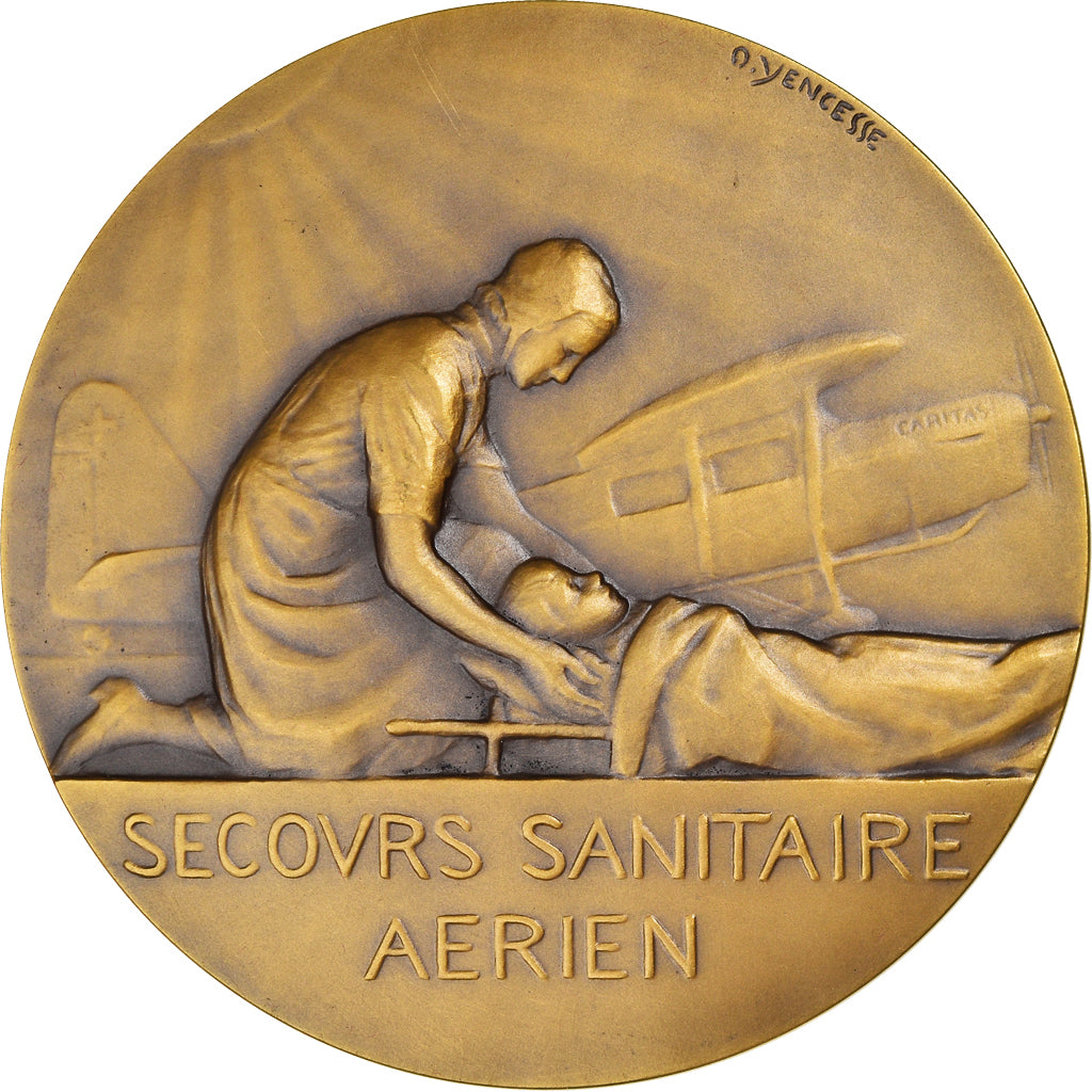 Frankreich, Medaille, Secours Sanitaire Aérien, Ville de Dijon, Aviation, Ovide