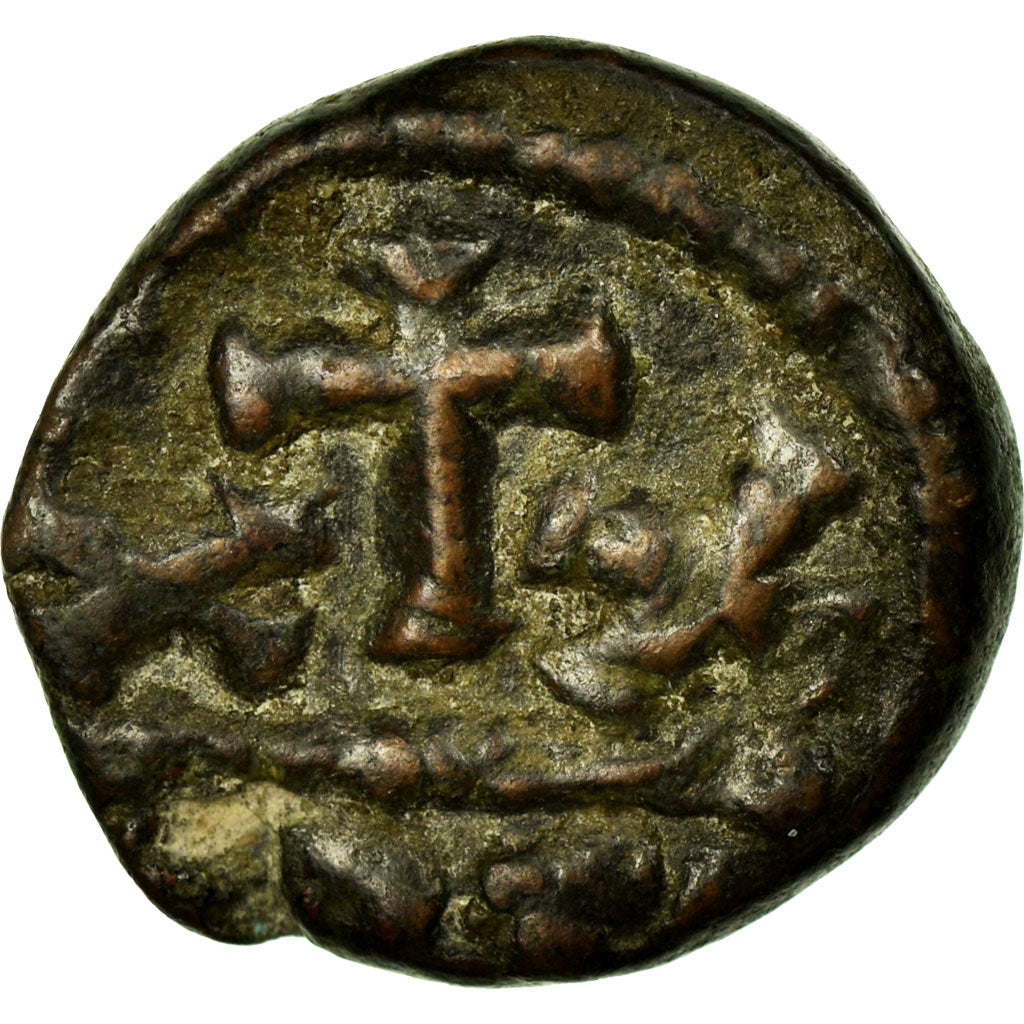 Constans II, Half Follis, Bronze, SS