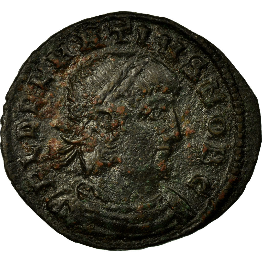 Delmatius, Nummus, Thessalonica, Copper, EF(40-45), Cohen:4