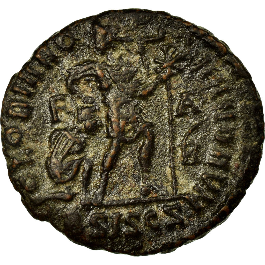 Valentinian I, Nummus, Siscia, Copper, AU(50-53), Cohen:12